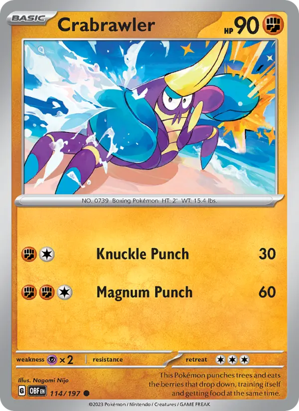 Crabrawler #114 — Obsidian Flames