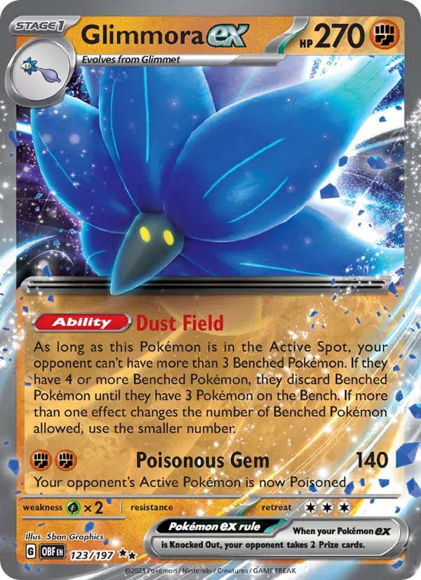 Glimmora ex #123 — Obsidian Flames