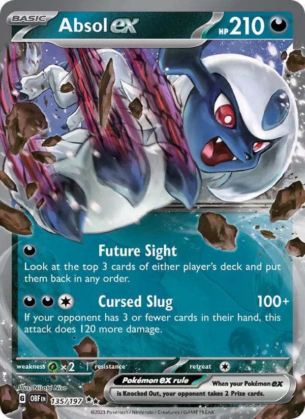 Absol ex #135 — Obsidian Flames