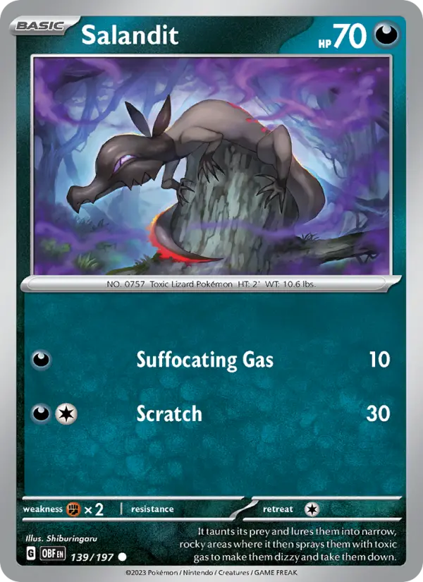 Salandit #139 — Obsidian Flames