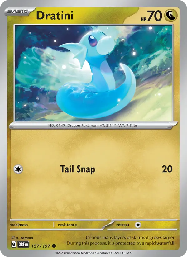 Dratini #157 — Obsidian Flames