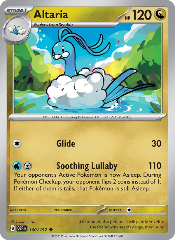 Altaria #160 — Obsidian Flames