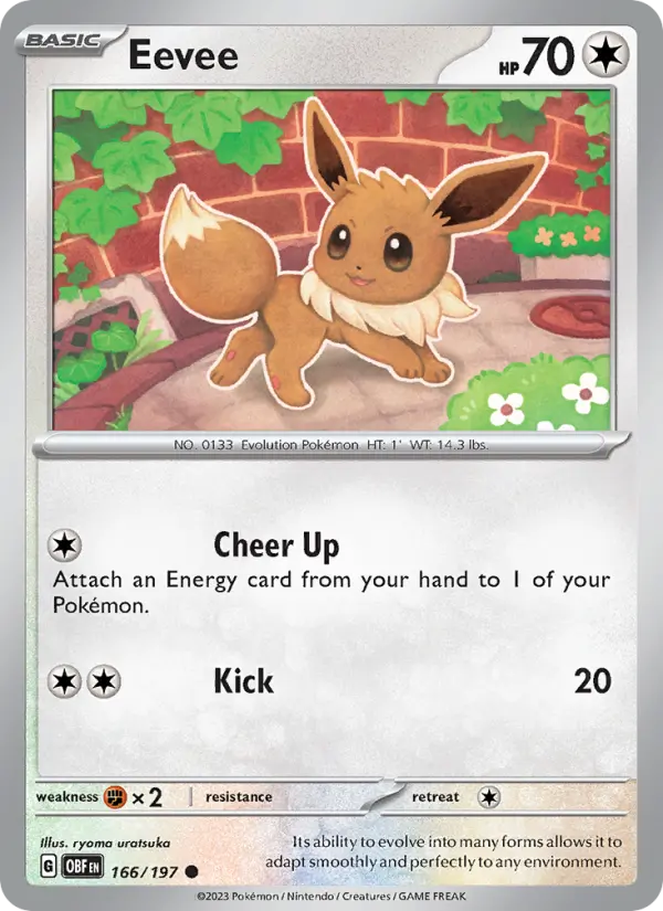 Eevee #166 — Obsidian Flames
