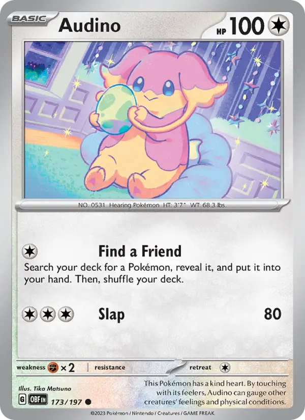 Audino #173 — Obsidian Flames