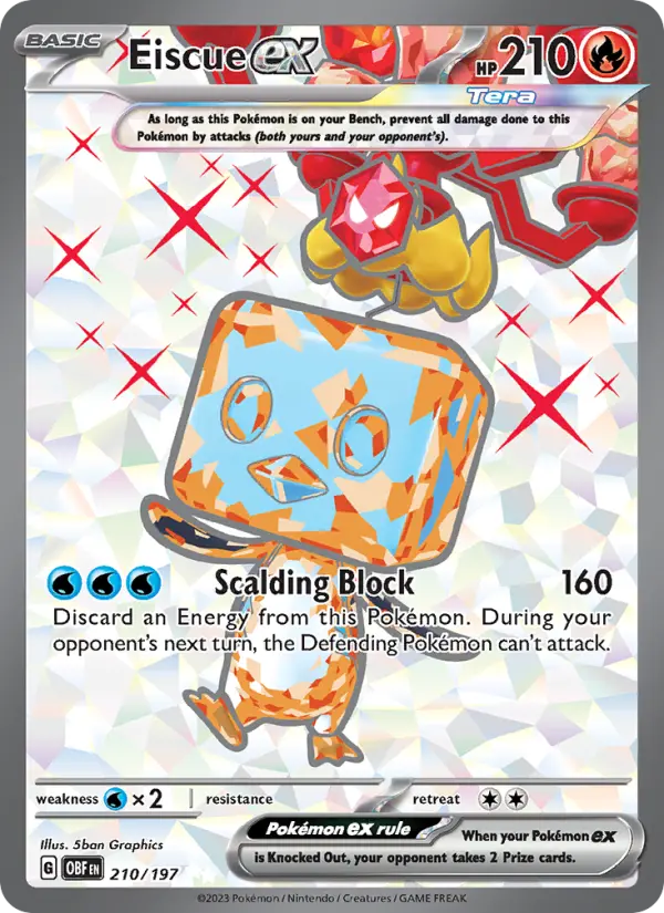 Eiscue ex #210 — Obsidian Flames