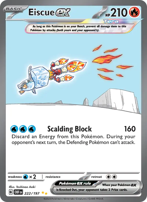Eiscue ex #222 — Obsidian Flames