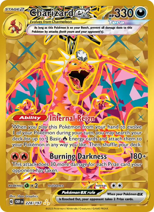 Charizard ex #228 — Obsidian Flames