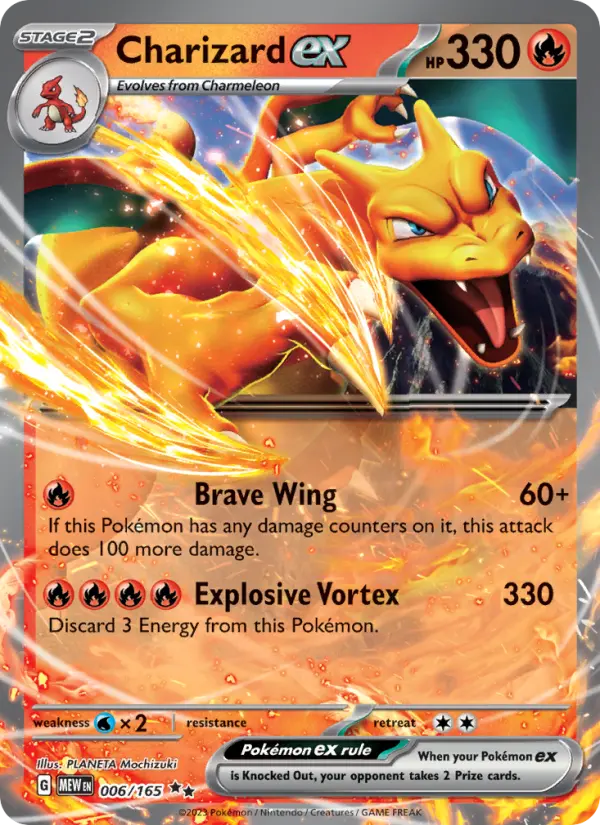 Charizard ex #006 — 151