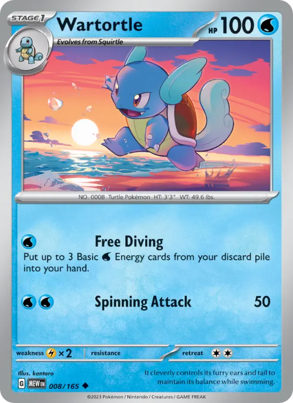 Wartortle #008 — 151