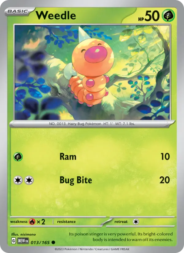 Weedle #013 — 151