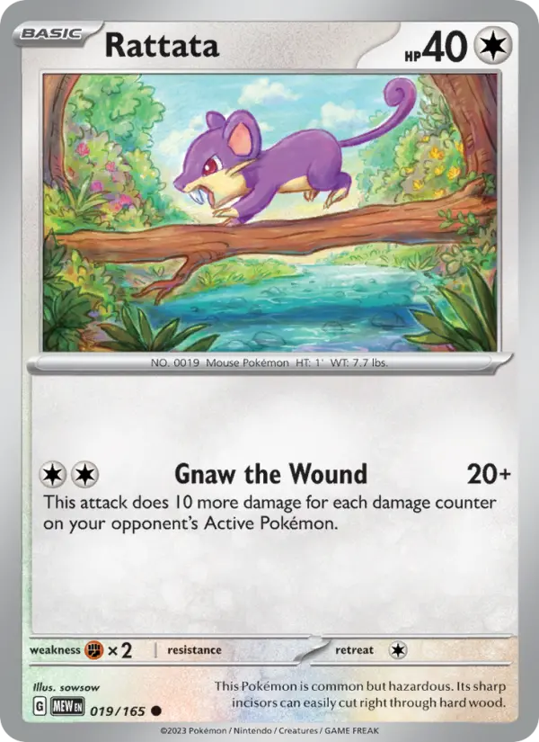 Rattata #019 — 151