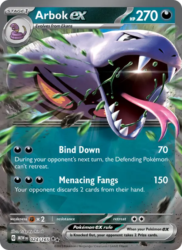 Arbok ex #024 — 151