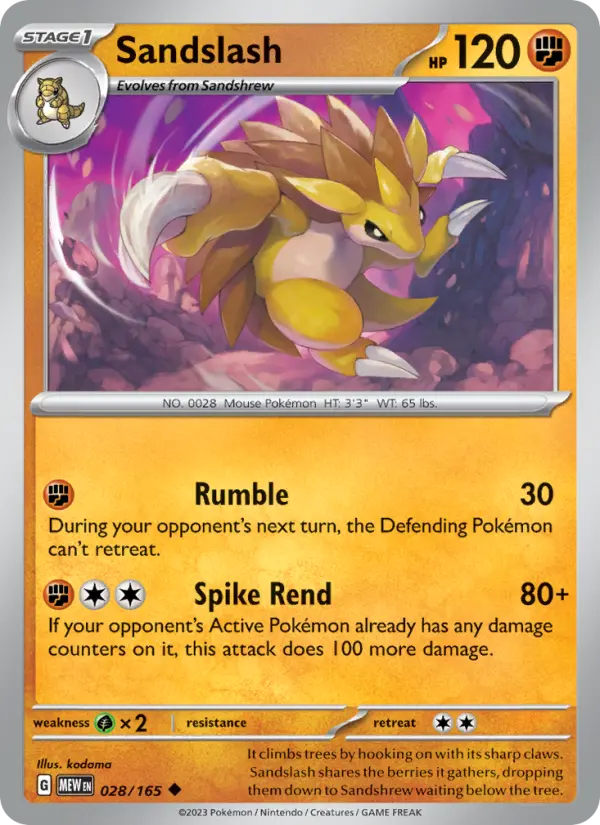 Sandslash #028 — 151