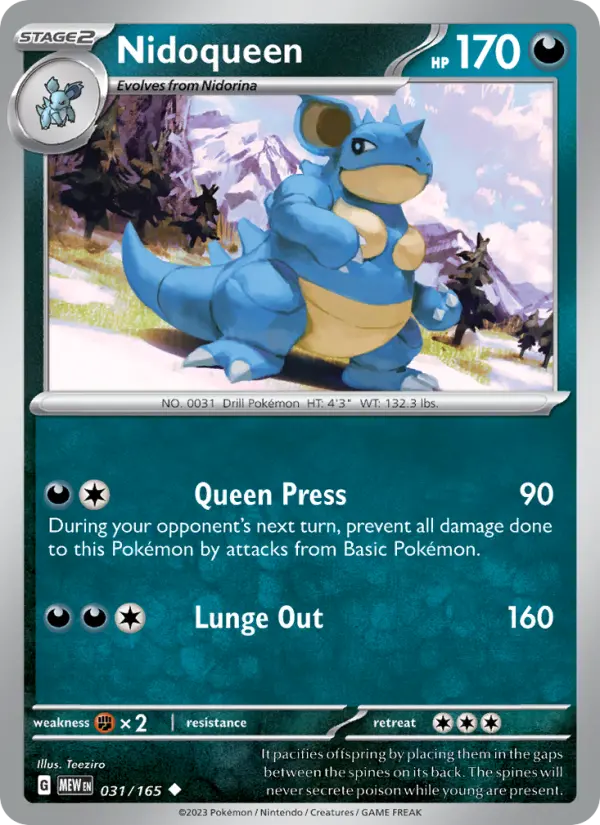 Nidoqueen #031 — 151