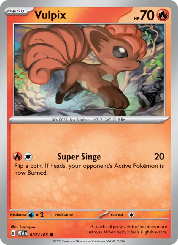 Vulpix #037 — 151