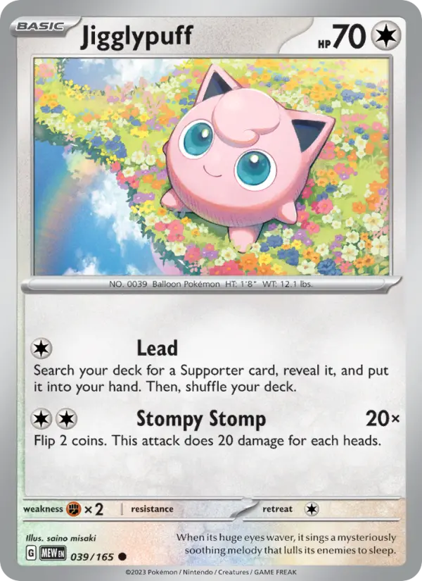 Jigglypuff #039 — 151