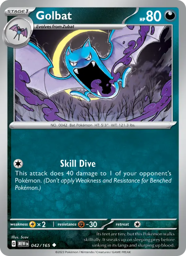 Golbat #042 — 151