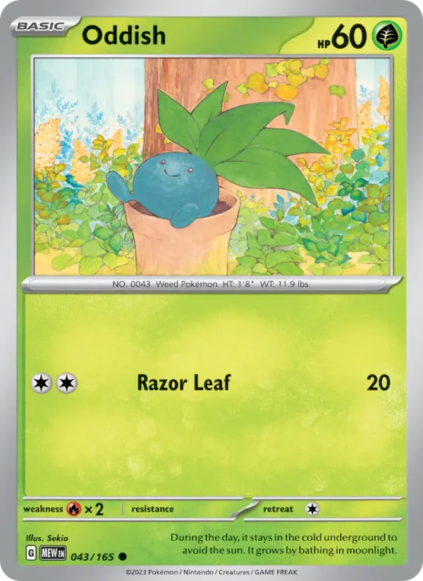 Oddish #043 — 151