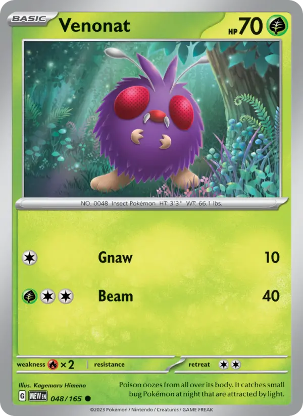 Venonat #048 — 151