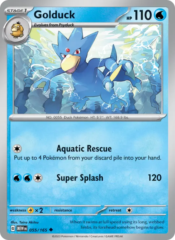 Golduck #055 — 151