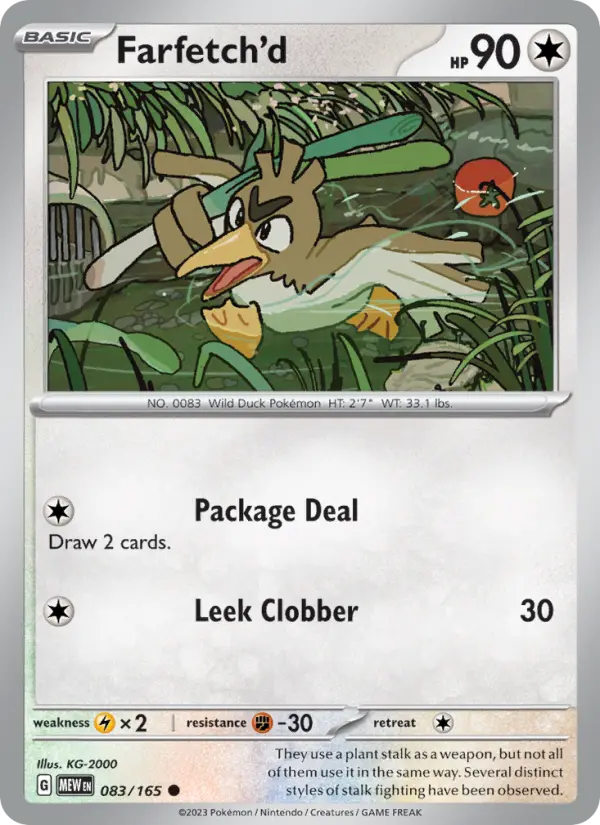 Farfetch'd #083 — 151