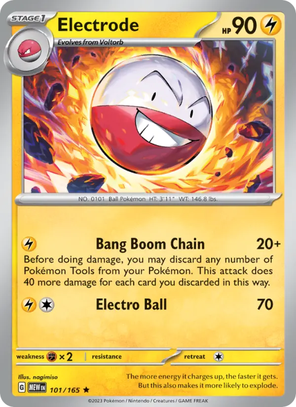 Electrode #101 — 151
