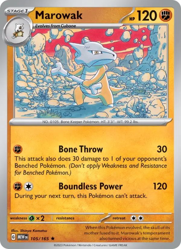 Marowak #105 — 151