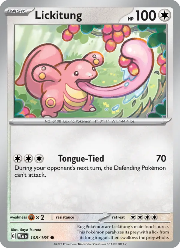 Lickitung #108 — 151