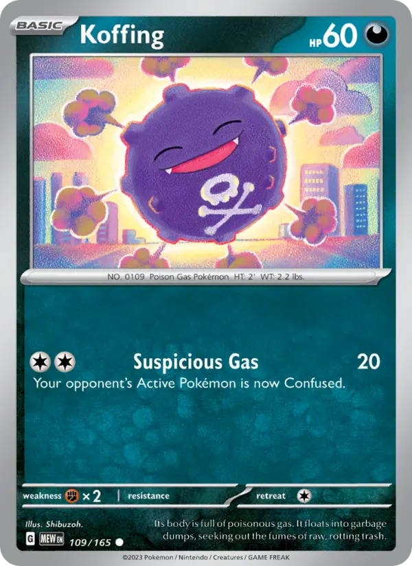 Koffing #109 — 151
