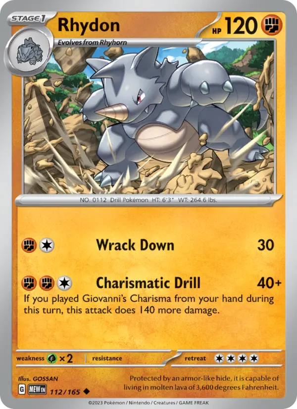 Rhydon #112 — 151