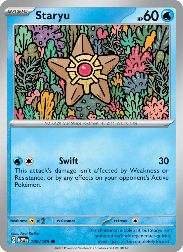 Staryu #120 — 151