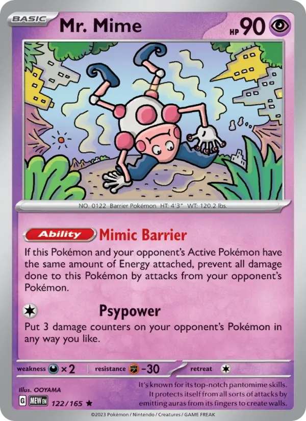 Mr. Mime #122 — 151