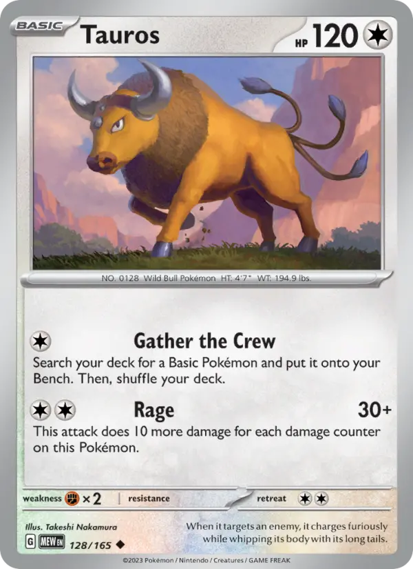 Tauros #128 — 151