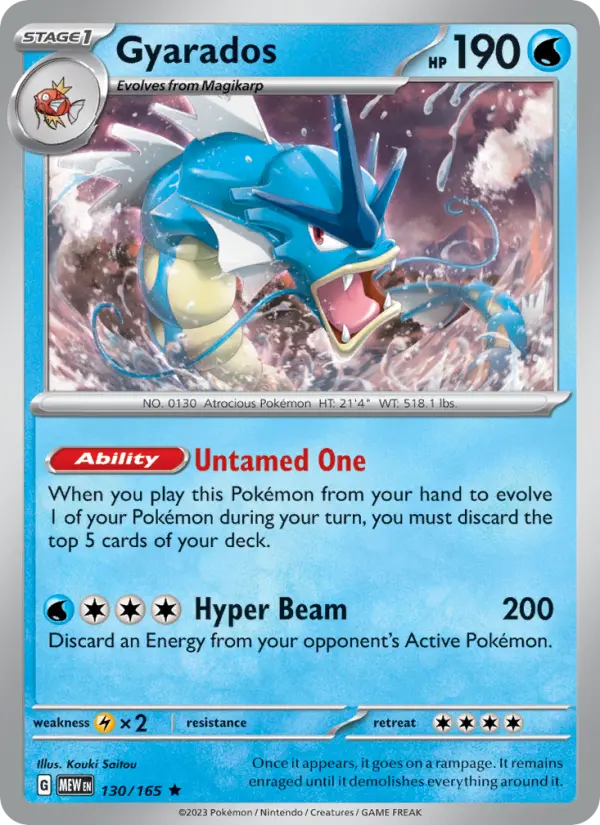 Gyarados #130 — 151