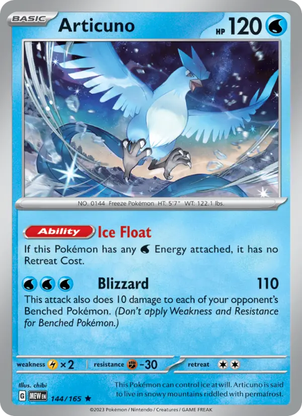 Articuno #144 — 151