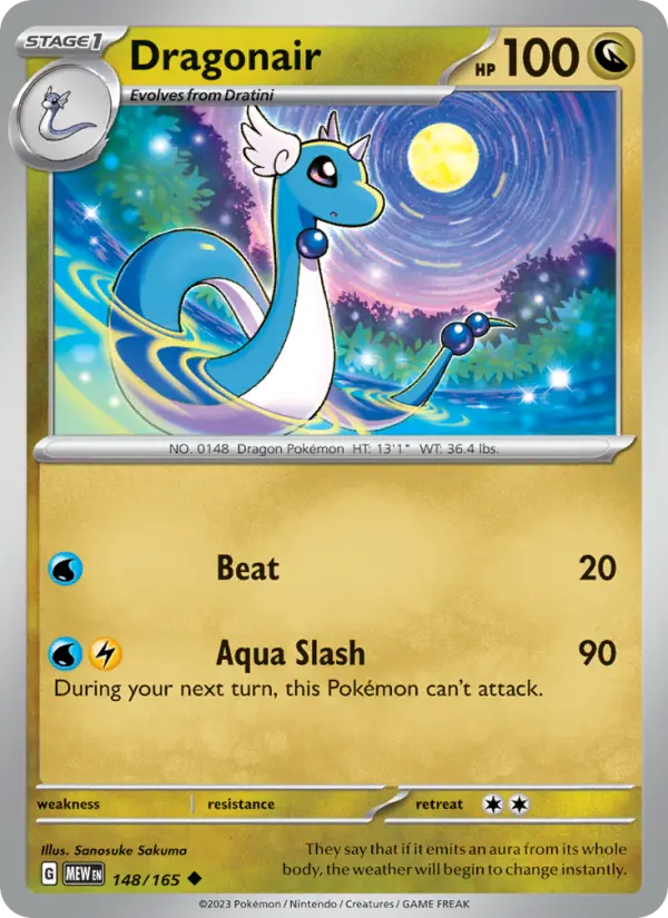 Dragonair #148 — 151