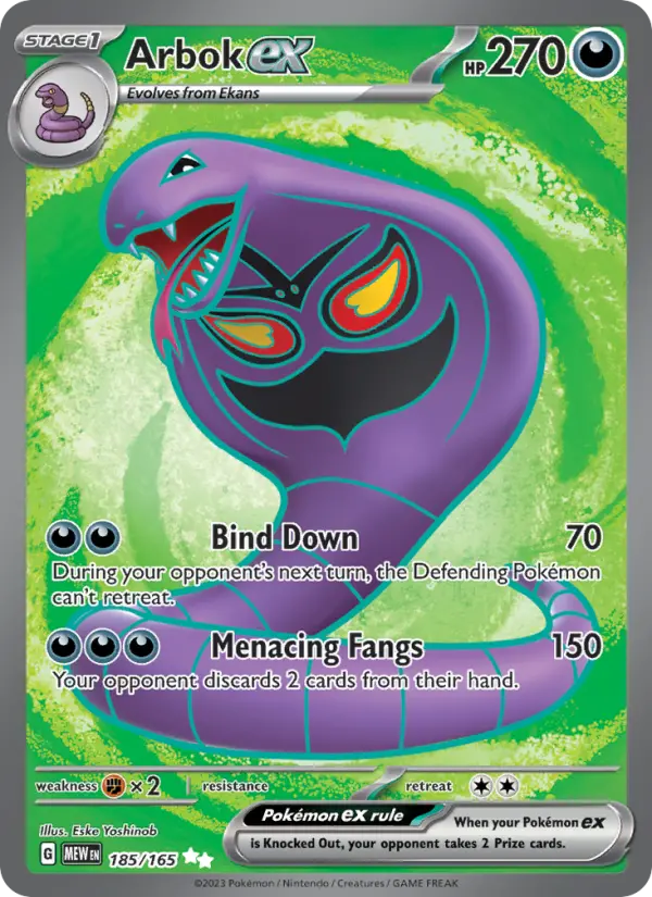 Arbok ex #185 — 151