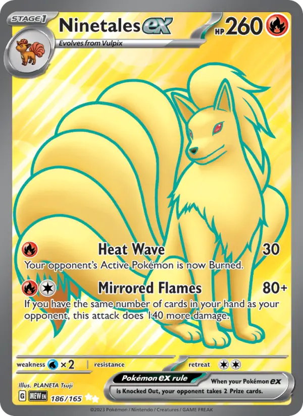 Ninetales ex #186 — 151