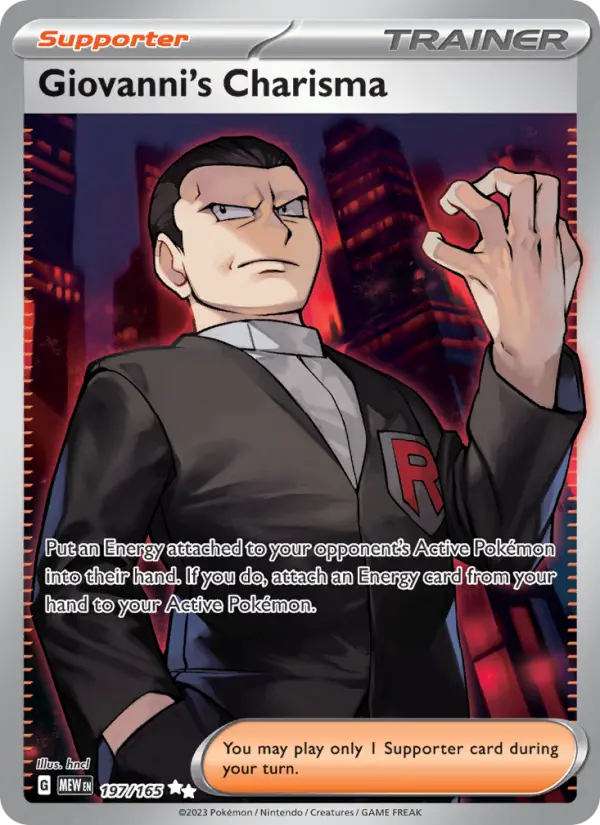 Giovanni's Charisma #197 — 151