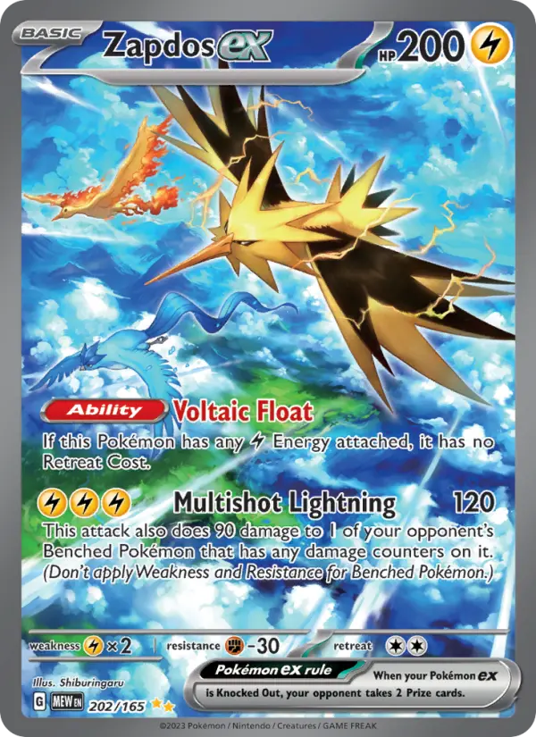 Zapdos ex #202 — 151