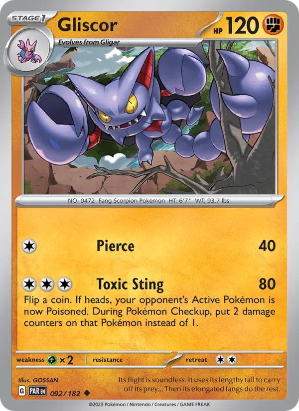 Gliscor #092 — Paradox Rift