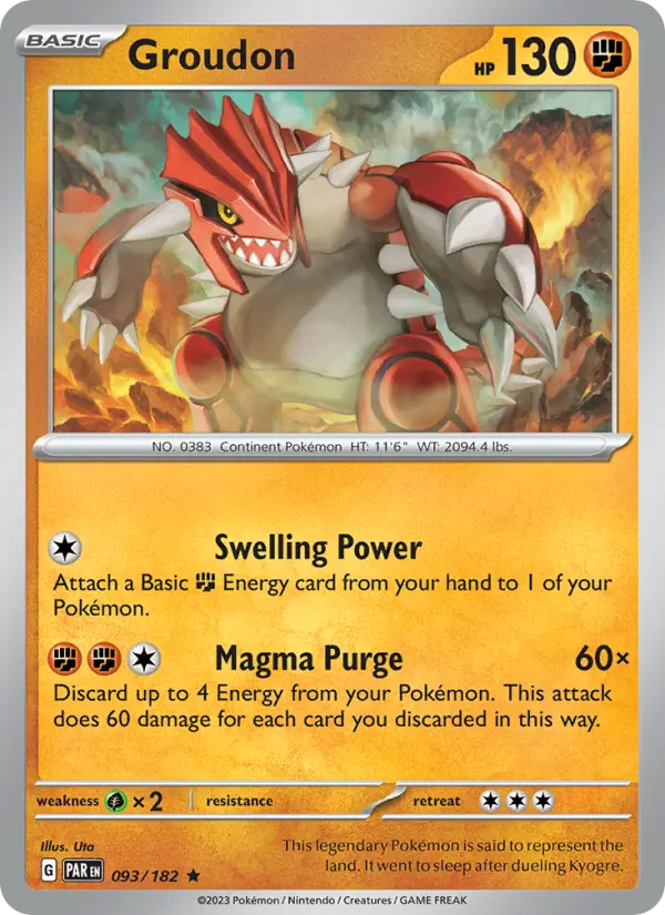Groudon #093 — Paradox Rift
