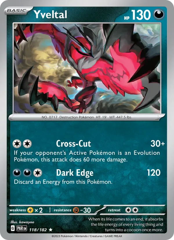Yveltal #118 — Paradox Rift