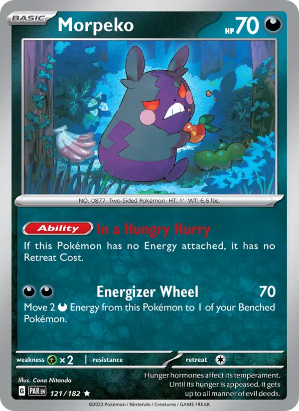 Morpeko #121 — Paradox Rift