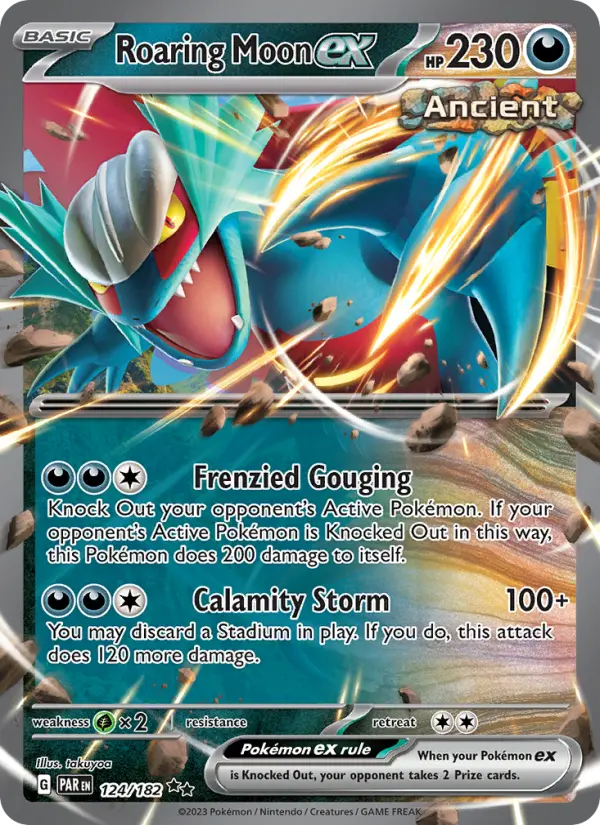 Roaring Moon ex #124 — Paradox Rift