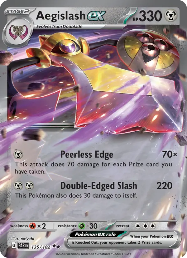 Aegislash ex #135 — Paradox Rift