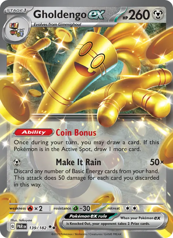 Gholdengo ex #139 — Paradox Rift