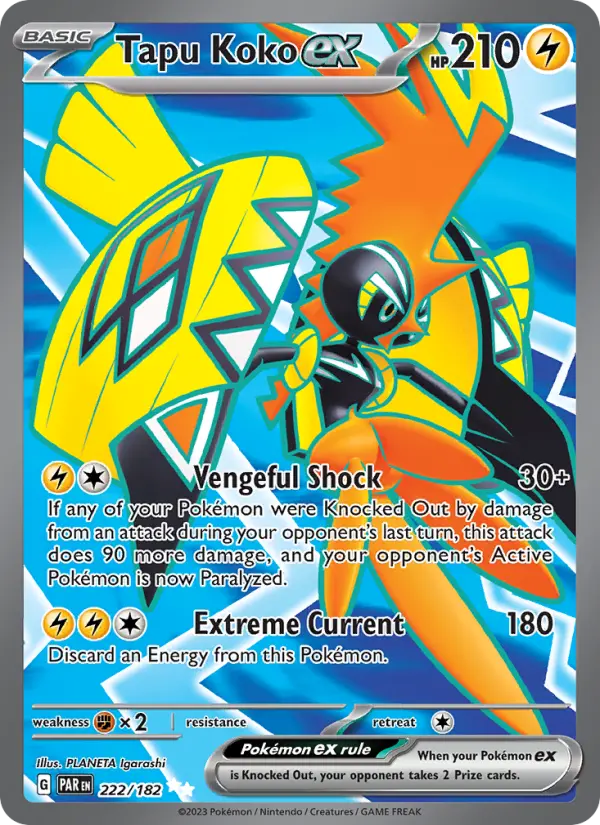 Tapu Koko ex #222 — Paradox Rift