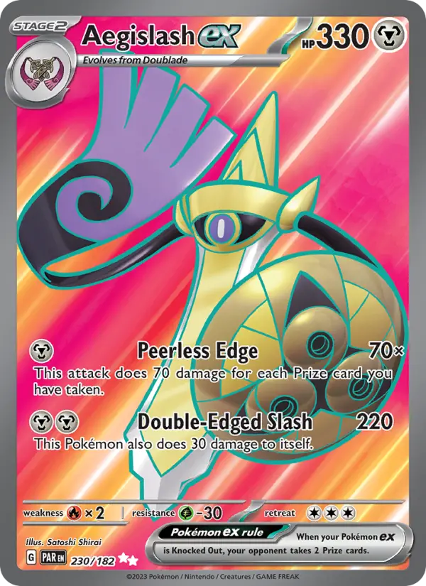 Aegislash ex #230 — Paradox Rift