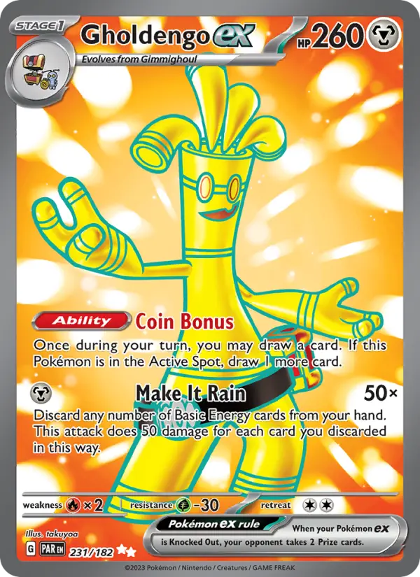 Gholdengo ex #231 — Paradox Rift